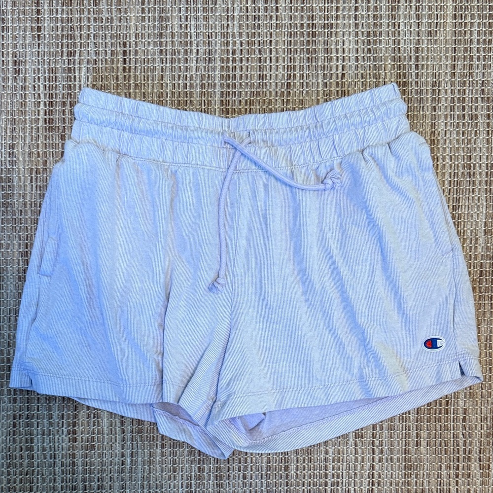 Champion Women's Athletic Light Gray Shorts